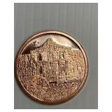 The Alamo 1 Ounce Copper Round
