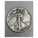 1947 D Walking Liberty Silver Half Dollar