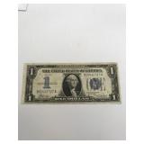 1934 Funny back silver certificate UF & XF