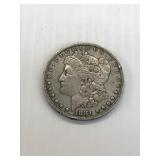 1881 S Morgan Silver Dollar