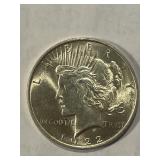 1922 Peace Silver Dollar UNC