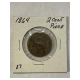 1864 2 Cent Piece