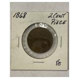 1868 2 Cent Piece