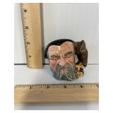 Vintage Royal Doulton "Merlin" D6543 Toby Mug Jug