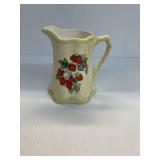 Handpainted strawberry pitcher