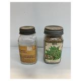 2 Seed Jars - Antique