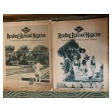 4-Reading Railroad Magazines Vol 1 no 2,3,4