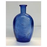 Franklin Glass Raised Eagle and Chipper bottle