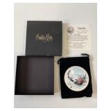 P. Buckley Moss Christmas Ornament A Perfect Ride