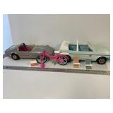 1980s Barbie Corvette Moped VW Cabriolet