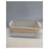 Fireking Peach Luster Loaf Pan