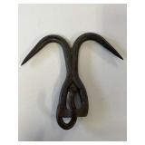 Vintage Iron Double Hook
