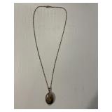 Old Picture Necklace Marked 925