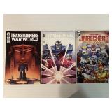 Lot of 3 Transformers Comic Books