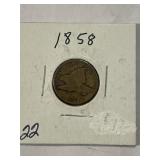 1858 Flying Eagle Cent