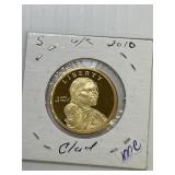 2010 S Sacajawea Coin Proof Clad