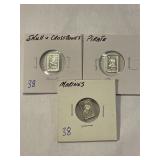 .999 Silver Bars 1gram ART Bars x3