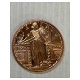 Standing Liberty 1 Ounce Copper Round