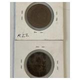 1916 English Half Penny &1914 Australia Half Penny