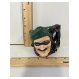 Vintage Dick Turpin Mask Down D6535 Doulton
