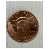 Statue of Liberty 1 Ounce Copper Round