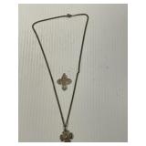 Religous Metals Both Marked Sterling One