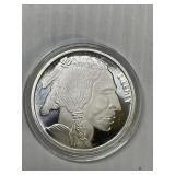 Prooflike Indian 1 Ounce Silver Round