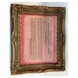 Framed For Motor Company Fractional & Share