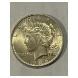 1924 Peace Silver Dollar UNC