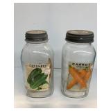 2 Seed Jars Antique