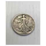 1945 S Walking Liberty Silver Half Dollar