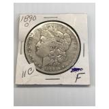 1890-O Morgan Silver Dollar