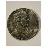 1909 Akron Press Abe Lincoln Medal Rare