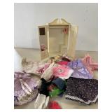 1963 Suzy Goose Barbie Armoire/Wardrobe cLothes