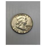 1956  Franklin Silver Half Dollar