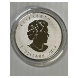 2014 Candian Reverse Proof With Privy 1 Ounce
