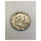 1950  Franklin Silver Half Dollar