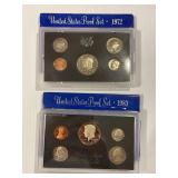 1972 & 1983 Proof Set x2