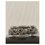 Twistie Ring Size 9.5 Marked 925