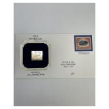 1918 22KT Gold Replica Stamp