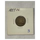 1857 FE Penny Flying Eagle Penny