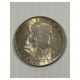 1948-P Franklin Half AU / UNC