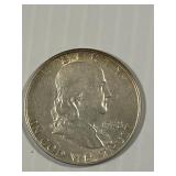 1948-D Franklin Half AU / UNC