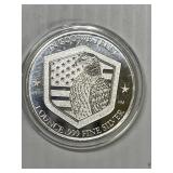 In God We Trust 1 Ounce Silver Round