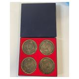 United States Congress Coasters Bronze