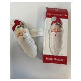 Fitz And Floyd Snack Therapy Santa Server