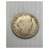 1900 Barber Silver Half Dollar