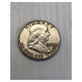 1960  Franklin Silver Half Dollar