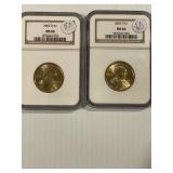 2002 P &D NGC MS66 Sacagawea Dollar