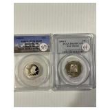 2008-S 2015-S PF69 &PF70 Qtrs D Cameo x2